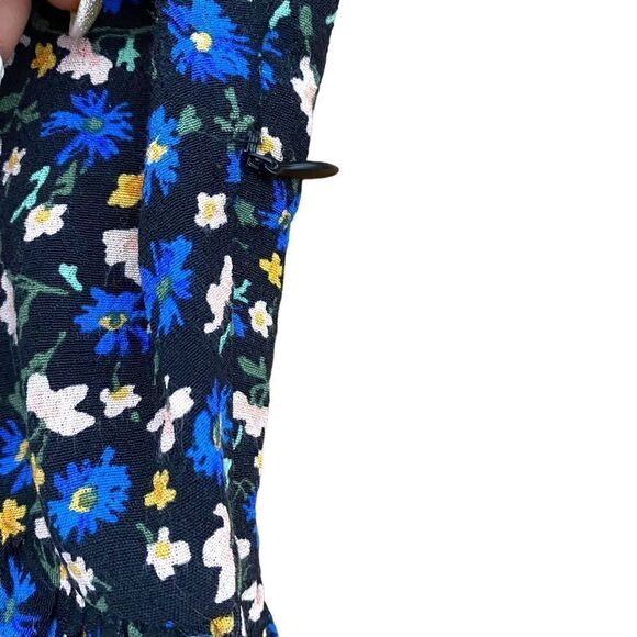 ZARA Long Sleeve Floral Ruffle Dress - Picture 11 of 16